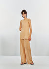 SWAYING 25 Early Autumn Seamless Long Wool Vest SW-SW25PF1T12C2-KAFEI Coffee